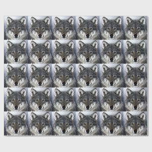 Papel De Regalo Wolf Eyes