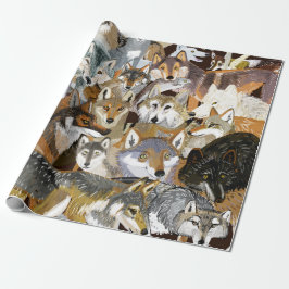 Papel De Regalo Wolves of the World puzzle