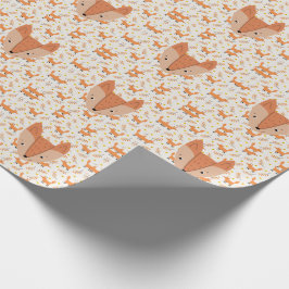 Papel De Regalo Woodland Animals Boho Design Fox