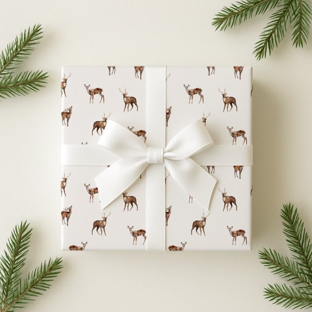 Papel De Regalo Woodland, ciervo festivo (Subido por el creador)