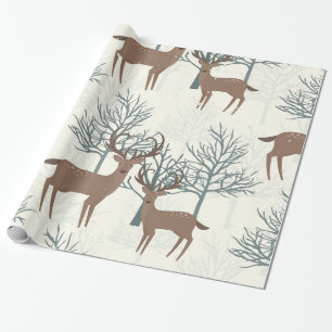 Papel De Regalo Woodland Deer