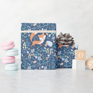 Papel De Regalo Woodland Fox Winter
