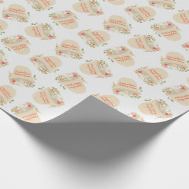 Papel De Regalo Woodland Mushroom Baby Shower