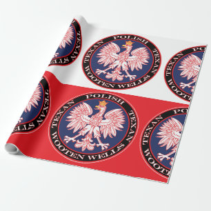 Papel De Regalo Wooten mana alrededor de Texan polaco