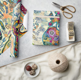 Papel De Regalo World Map 