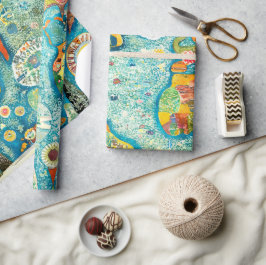 Papel De Regalo World Map 