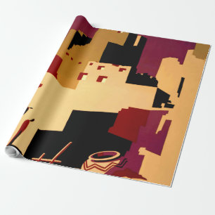 Papel De Regalo WPA del Suroeste del Pueblo WPA Nacional