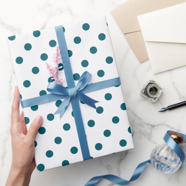 Papel De Regalo Wrap Your Gift in Deep Teal Elegance (Regalar)