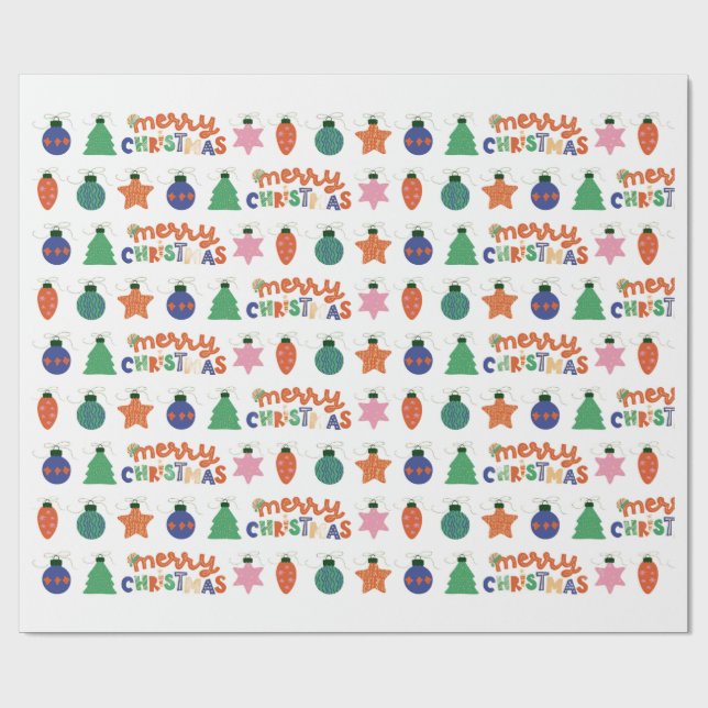 PAPEL DE REGALO WRAPING PAPER CHRISTMAS (Superficie plana)