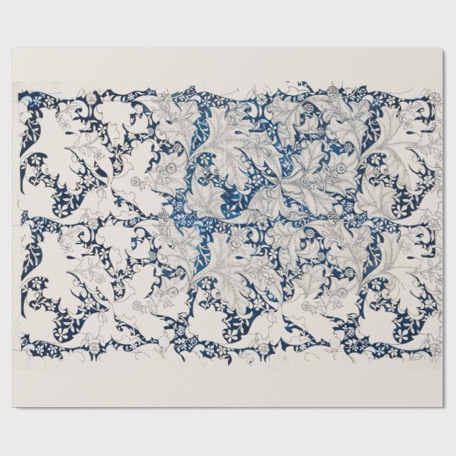PAPEL DE REGALO WRAPPER PAPER : WILLIAM MORRIS : WALLFLOWER (Superficie plana)