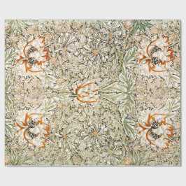 PAPEL DE REGALO WRAPPER PAPLE : WILLIAM MORRIS : HONEYSUCKLE