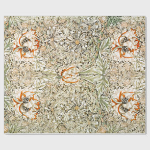 PAPEL DE REGALO WRAPPER PAPLE : WILLIAM MORRIS : HONEYSUCKLE
