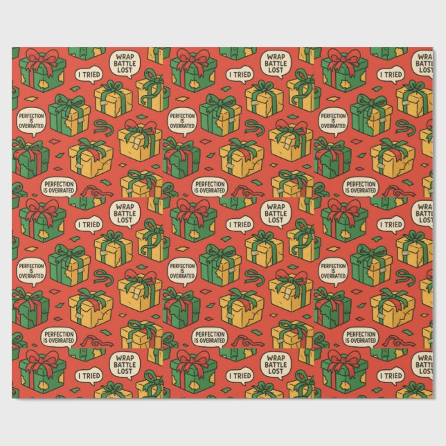 Papel De Regalo Wrapping Chaos (Superficie plana)