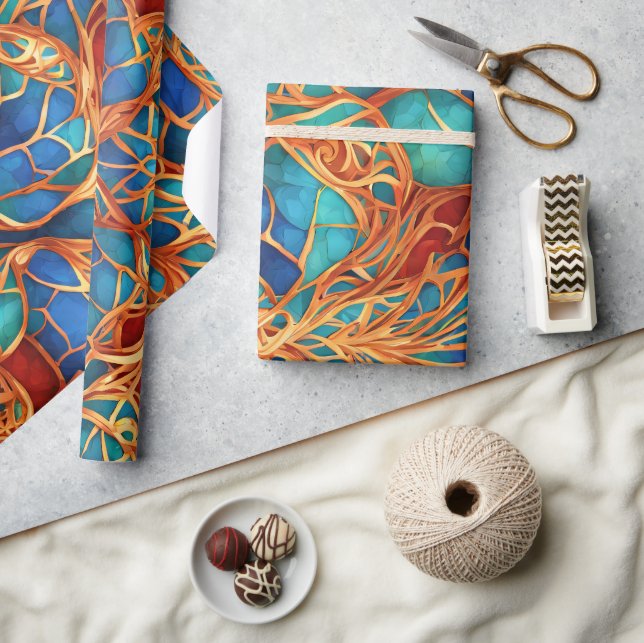 Papel De Regalo Wrapping Enchantments n3 (Artesanía)