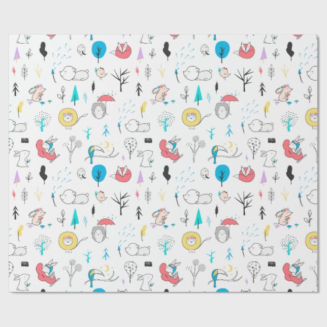 Papel De Regalo Wrapping Paper (Superficie plana)