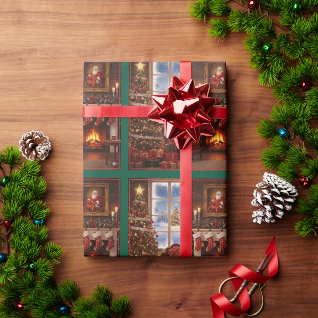 Papel De Regalo Wrapping Paper (Regalo de vacaciones)