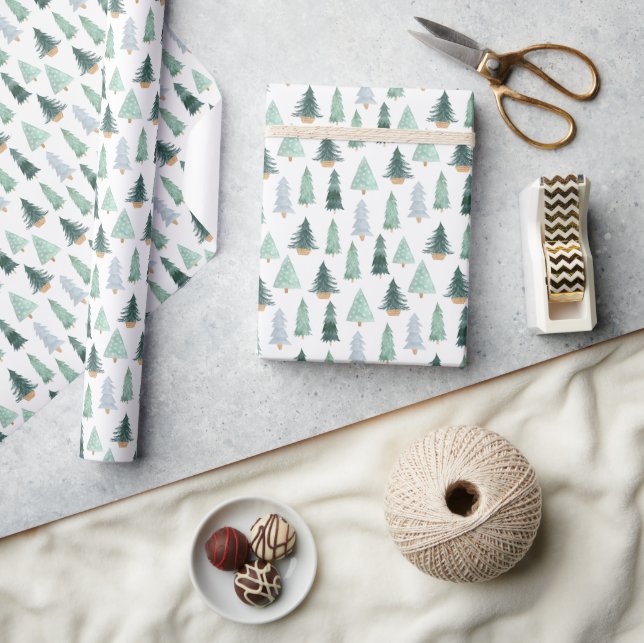 Papel De Regalo Wrapping Paper 76,2 cm x 1,8 m - Christmas Pattern (Artesanía)