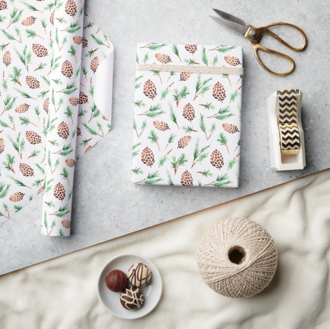 Papel De Regalo Wrapping Paper 76,2 cm x 1,8 m - Winter Pattern (Artesanía)