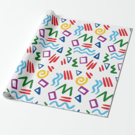 Papel De Regalo Wrapping Paper-Educational Kids Wrapping Paper