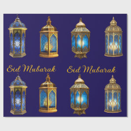 Papel De Regalo Wrapping Paper-Eid Mubarak Wrapping Paper