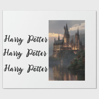 Papel De Regalo Wrapping Paper Flat Sheet Harry Potter