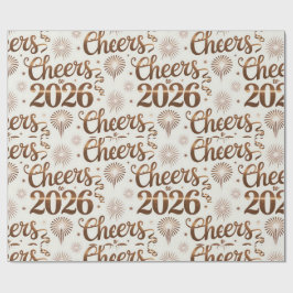 Papel De Regalo Wrapping Paper-New Year 2026
