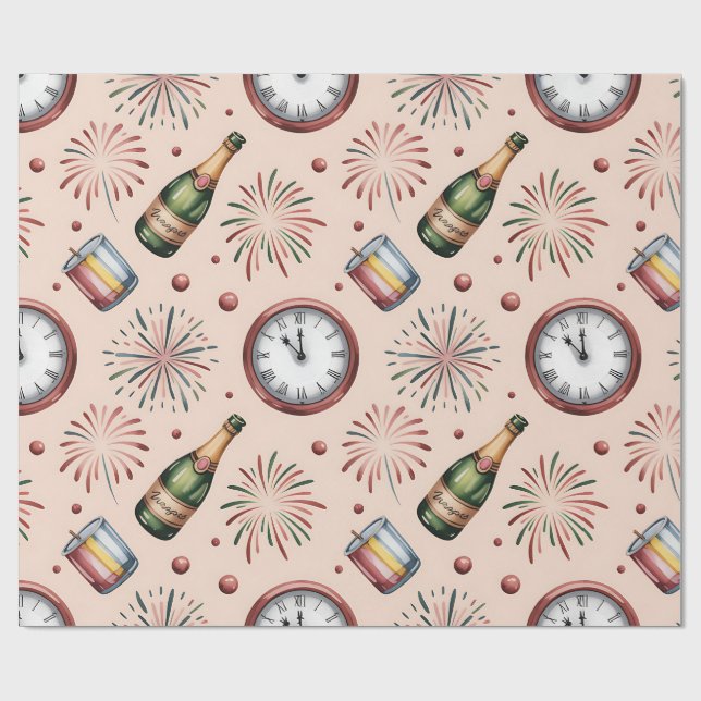 Papel De Regalo Wrapping Paper-New Year 2026 Wrapping Paper (Superficie plana)
