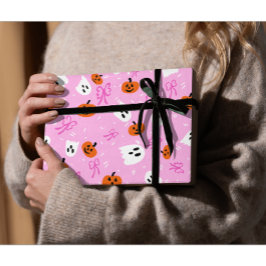 Papel De Regalo Wrapping Paper Spooky Halloween 