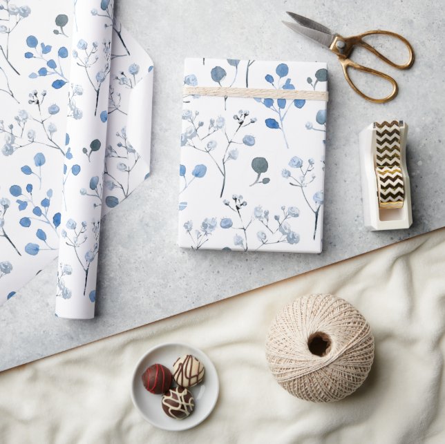 Papel De Regalo Wrapping Paper - Winter Pattern (Artesanía)
