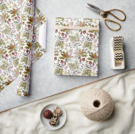 Papel De Regalo Wrapping Paper - Winter Pattern
