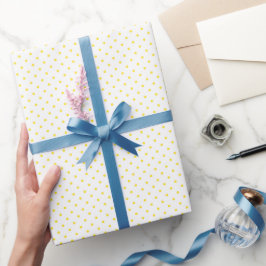 Papel De Regalo Wrapping Paper - Yellow Dots Pattern