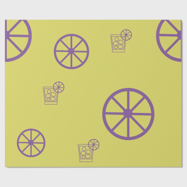 Papel De Regalo Wrapping paper  Yellow glass (Superficie plana)