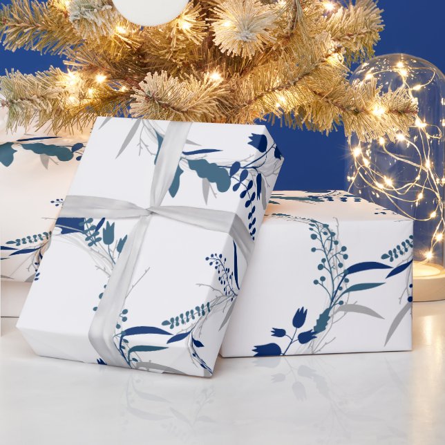 Papel De Regalo Wreath de vacaciones (Vacaciones)