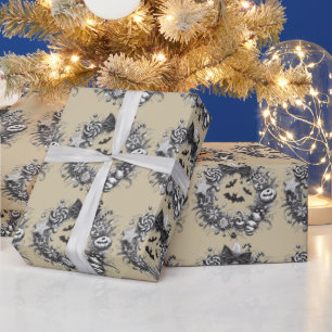 Papel De Regalo Wreath espeluznante