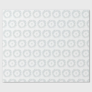 Papel De Regalo Wreath y cruz de sabio de la comunión