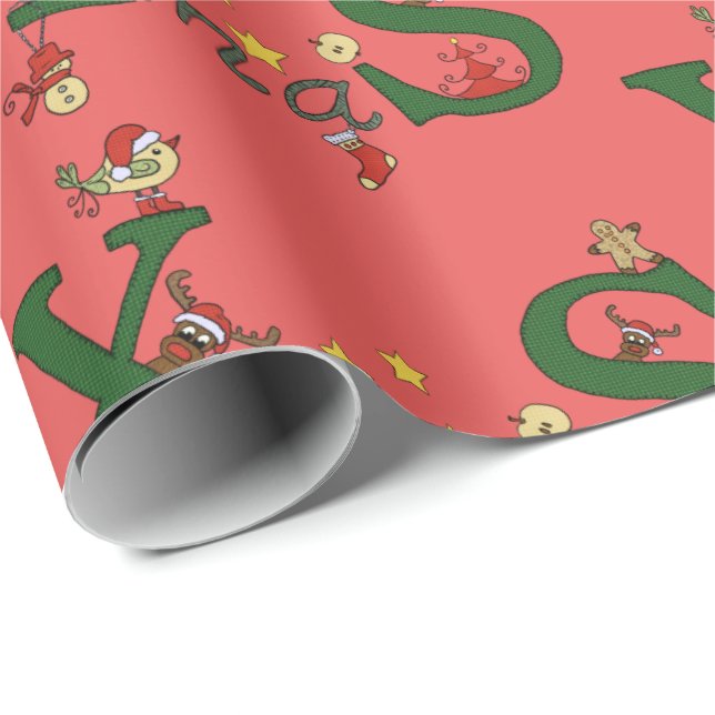 Papel De Regalo Xmas (Esquina del rollo)