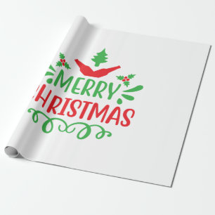 Papel De Regalo Xmas Art Merry Xmas