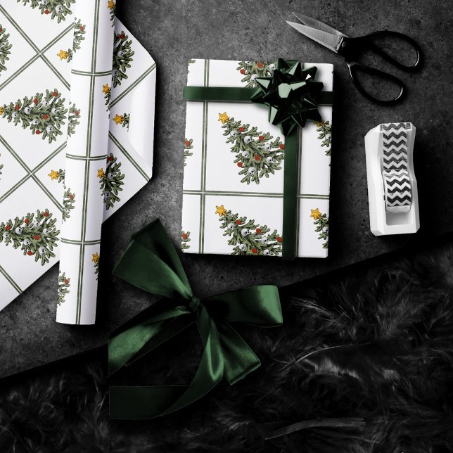 Papel De Regalo XMAS escalofriante | Un Grunge De Árbol De Navidad (Subido por el creador)