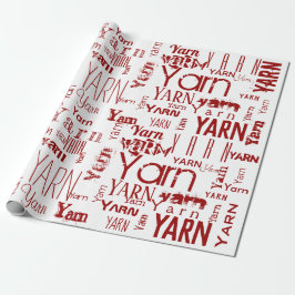 Papel De Regalo ¡YARN! Tipografía