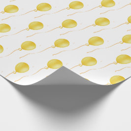 Papel De Regalo Yellow balloon Gift Wrapping Paper - Cadeaupapier