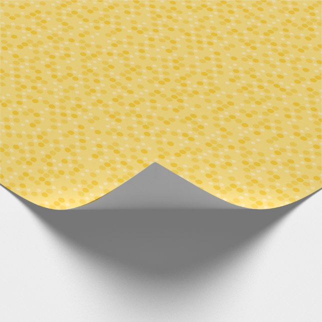 Papel De Regalo Yellow Polka Dots (Esquina)