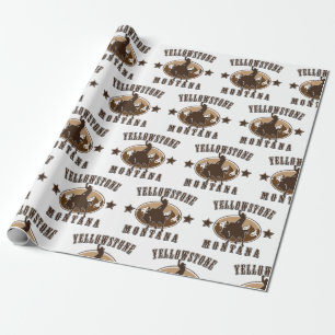 Papel De Regalo Yellowstone Montana