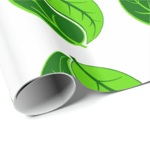 Papel De Regalo Yin y Yang Leaves