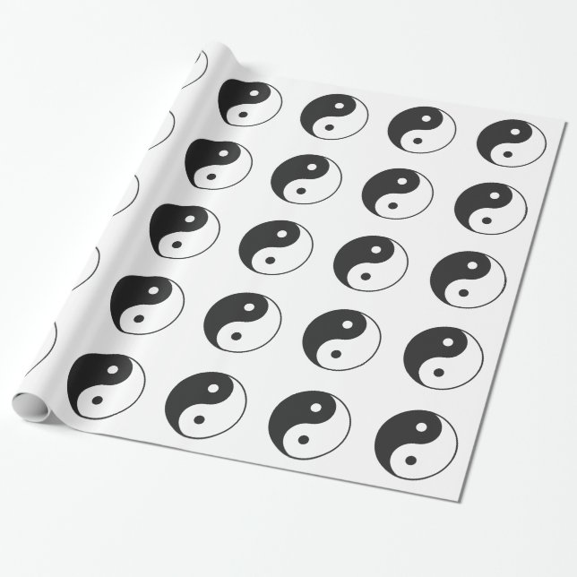 Papel De Regalo Yin Yang (Desenrollado)