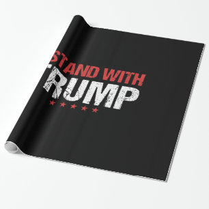 Papel De Regalo Yo apoyo a Trump
