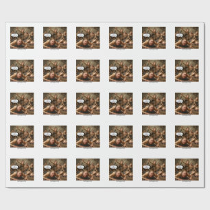 Papel De Regalo Yoga caliente en el infierno.