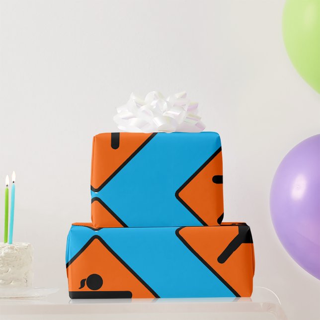 Papel De Regalo Yoga cruzando el Rótulo Guerrero Palo de palo Figu (Subido por el creador)