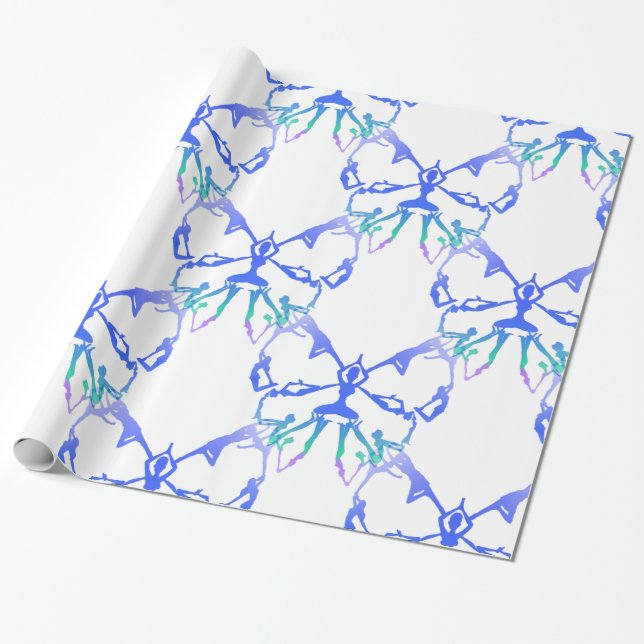 Papel De Regalo Yoga inspirador o motivacional (Desenrollado)
