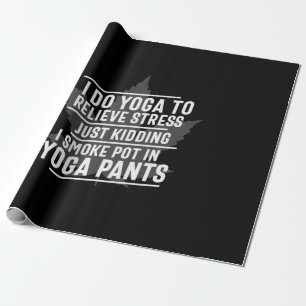 Papel De Regalo Yoga Lover Hago Yoga Para Aliviar El Estrés