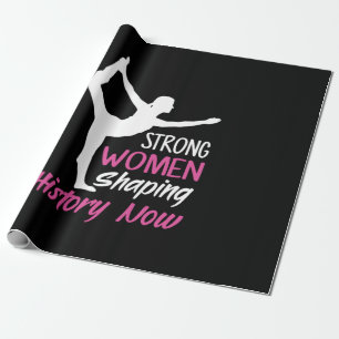 Papel De Regalo Yoga Lover   Mujer fuerte de yoga